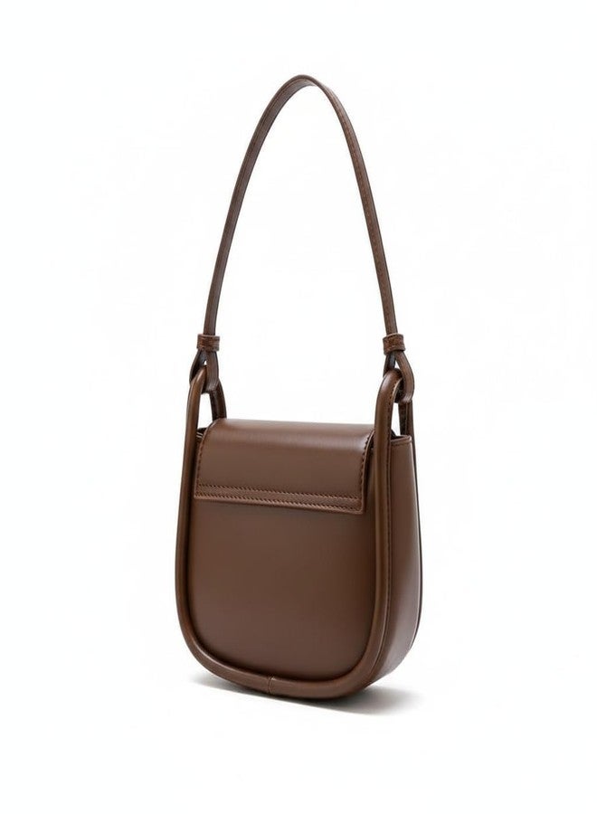 HaveGlam Women’s Premium Shoulder Bag | Elegant PU Leather Crossbody Handbag for Girls | Stylish Daily Use Sling Bag with Adjustable Strap-Brown - Image 1